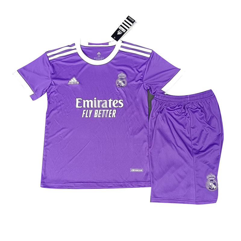 Camiseta 2023/2024 Real Madrid Morado Niño Kit